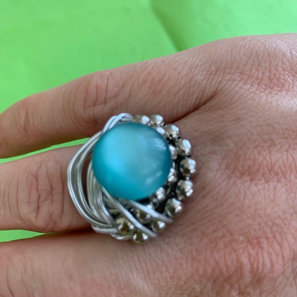 Blue fun ring - Picture 3 of 4